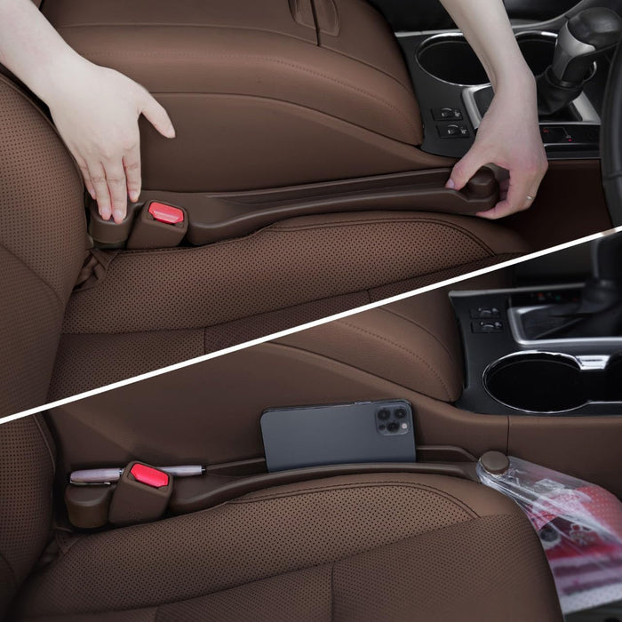 Car Seat Gap Filler Organizer 2Pack Soft Foam 3IN1 Multifunctional