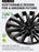 2025 Upgraded Tesla Model 3 Nova Wheel Covers Hubcaps 18 Inch Hub Caps Rim Protectors Cover Replacement Protection for 2024 2025 Model 3 Highland Accessories Silver (Set of 4)