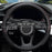 Steering Wheel Cover, Universal 15 Inch, Microfiber Leather Viscose, Breathable, Anti-Slip,Warm in Winter and Cool in Summer, Black