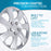 Hubcaps Wheel Covers for (2006-2014) Toyota Camry 16 Inch Hubcaps Set of 4, Snap-On Direct OEM Replacement for Toyota Camry Hubcaps 16 Inch Wheel Covers Impact-Resistant High Durability