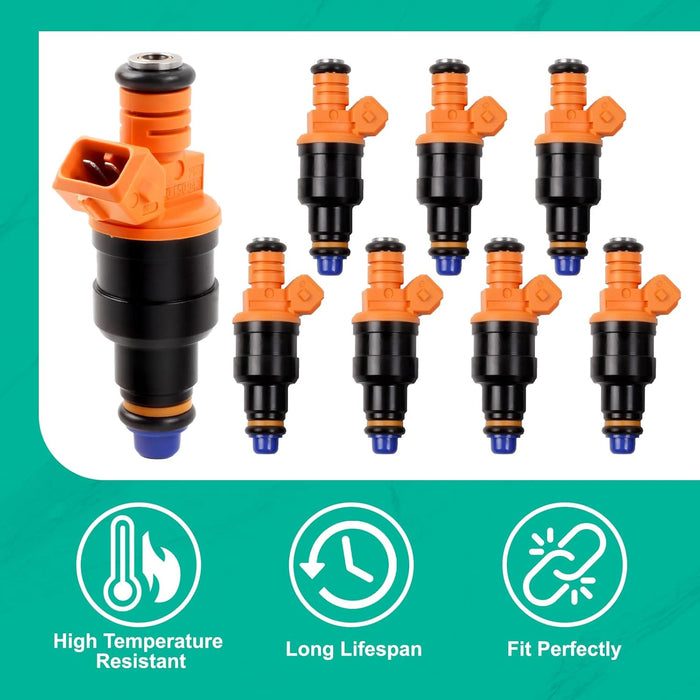 Fuel Injector Compatible with F150 F250 F350 E150 E250 E350 4.6L 5.0L 5.4L 5.8L Replace 0280150943, 0280150939, 0280150909