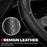 Car Steering Wheel Cover, Microfiber Leather Steering Wheel Covers with Anti-Slip Lining, Universal 14.5-15 Inchs Black