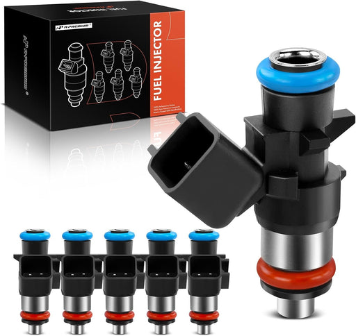 4 Holes Fuel Injectors 0280158233 Compatible with Jeep Grand Cherokee, Wrangler & Dodge Challenger, Charger, Durango, Grand Caravan, Journey & Chrysler Town & Country & Volkswagen, 3.6L