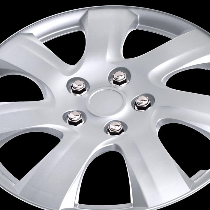 Hubcaps Wheel Covers for (2006-2014) Toyota Camry 16 Inch Hubcaps Set of 4, Snap-On Direct OEM Replacement for Toyota Camry Hubcaps 16 Inch Wheel Covers Impact-Resistant High Durability