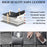 Car Seat Covers Full Set, Seat Covers for Cars, Gray Car Seat Protector Waterproof, Nappa Leather Car Seat Cushion, Car Seat Covers Front Seats and Back Fit for Most Cars