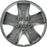 4-Pack 15" SGT-5 Wheel Covers, Replacement Hubcaps for Cars, Trucks, Suvs — Silver/Chrome