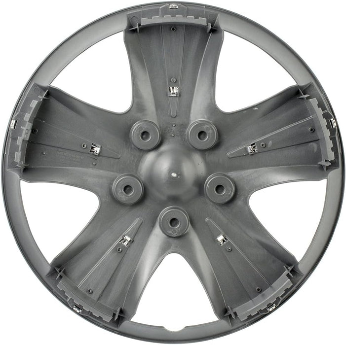 4-Pack 15" SGT-5 Wheel Covers, Replacement Hubcaps for Cars, Trucks, Suvs — Silver/Chrome