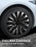 2025 Upgraded Tesla Model 3 Nova Wheel Covers Hubcaps 18 Inch Hub Caps Rim Protectors Cover Replacement Protection for 2024 2025 Model 3 Highland Accessories Silver (Set of 4)