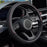 Steering Wheel Cover, Universal 15 Inch, Microfiber Leather Viscose, Breathable, Anti-Slip,Warm in Winter and Cool in Summer, Black
