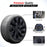 Fits Tesla Model 3 Wheel Cover Hubcap 18 Inch Matte Black Support Logo Symmetry Design (4 PCS) Uberturbine Style for 2017-2023 Model 3 Aero Wheel Cover Replacement