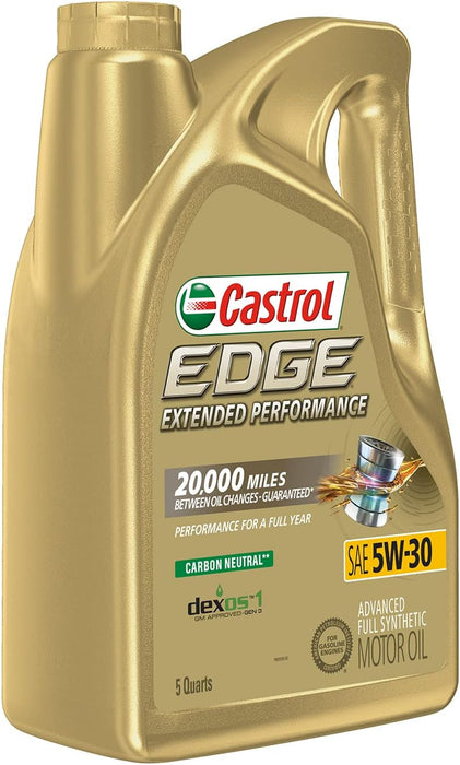Edge Extended Performance 5W-30 Advanced Full Synthetic Motor Oil, 5 Quart