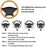 Heavy Duty Pure Cowhide Steering Wheel Cover, Black Genuine Leather Steering Wheel Cover Men Women Universal 14.5 to 15 Inch