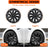 Wheel Covers for Tesla Model 3 2017-2023 18 Inch | 4 Pack ABS Model 3 Hubcaps OEM Replacement and Rim Protectors Exterior Accessories Matte Black