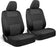 Revamp Your Ride with Our Stylish Red and Black PolyPro Car Seat Covers Full Set – Easy Installation for Front and Rear Seats in Trucks, Vans, and SUVs