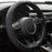 Car Steering Wheel Cover,14.5-15 Inch Black Universal Microfiber Leather Covers Breathable Anti-Slip Odorless Steering Wheels Accessories for Men Women