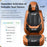 Universal Waterproof Nappa Leather Car Seat Covers Full Set for 5 Seats, Airbag Compatible, Black & Brown, Fits Cars, SUVs & Trucks