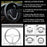 Microfiber Leather Steering Wheel Cover Universal 15 Inch (Black)