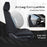 Leather Car Seat Covers Full Set – Waterproof Universal Seat Covers for Cars, SUVs & Trucks, Front & Rear Auto Seat Protector, Airbag Compatible, Black Camo