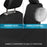 Polypro Car Seat Covers Full Set in Solid Black, Front and Rear Split Bench Seat Covers for Cars, Easy to Install Car Seats Cover Set and Accessories for Auto Trucks Van SUV - Solid Black