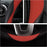Car Steering Wheel Covers for Women Padded Carbon Fiber PU Leather Cute Auto Interior Accessories for Vehicle, Sedan, Universal, anti Slip, Red, Standard Size 14.5-15"(37-38Cm)
