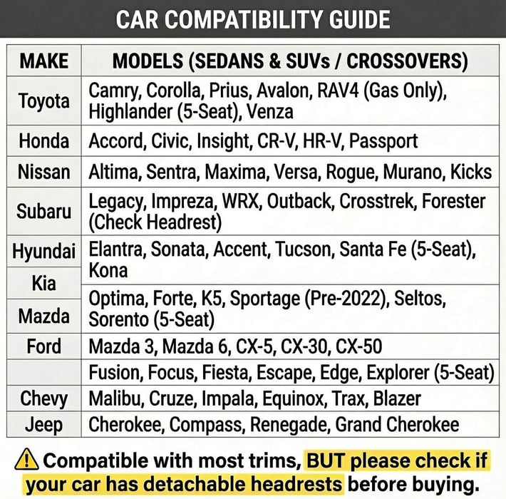 Front Car Seat Covers, Faux Nappa Leather, Airbag Compatible and Waterproof Protectors for Sedans Suvs, Breathable Anti-Slip Interior for Commuters and Rideshare, Black