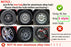 Hubcap Wheel Cover Replacement R16 Hub Caps Universal Wheel Rim Cover ABS Material Exterior Accessories for Car Truck SUV -Set of 4（16-Inch，Red-Black）