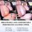 Car Seat Covers Full Set, Seat Covers for Cars, Pink Car Seat Protector Waterproof, Nappa Leather Car Seat Cushion, Car Seat Covers Front Seats and Back Fit for Most Cars