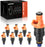 Set of 8 Fuel Injector - Compatible with Ford, Lincoln, Mercury Vehicles - 4.6L 5.0L 5.4L 5.8L - E150, E250, E350, F150, F250, F350, Mustang - Replace Part 0280150943, 0280150939, 0280150909