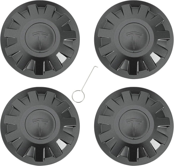 4 Pack Wheel Center Cap for Model 3 2024 Highland Wheel Hub Cover Wheel Center Cap Kit Model 3 Center Replacement Exterior Accessories,Matte Black