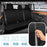 Polypro Car Seat Covers Full Set in Solid Black, Front and Rear Split Bench Seat Covers for Cars, Easy to Install Car Seats Cover Set and Accessories for Auto Trucks Van SUV - Solid Black