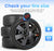 VR Carbon Vehicle Wheel Covers, Premium European-Made Rim Covers with 3-Step Retention System, Durable Hub Caps Fits Most Steel Wheels, Set of 4, 17 Inch