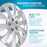 Hubcaps Wheel Covers for Toyota Camry 16 Inch Hubcaps Set of 4, Snap-On Direct OEM Replacement for Toyota Corolla Hubcaps 16 Inch Wheel Covers Impact-Resistant High Durability (Full Set of 4)