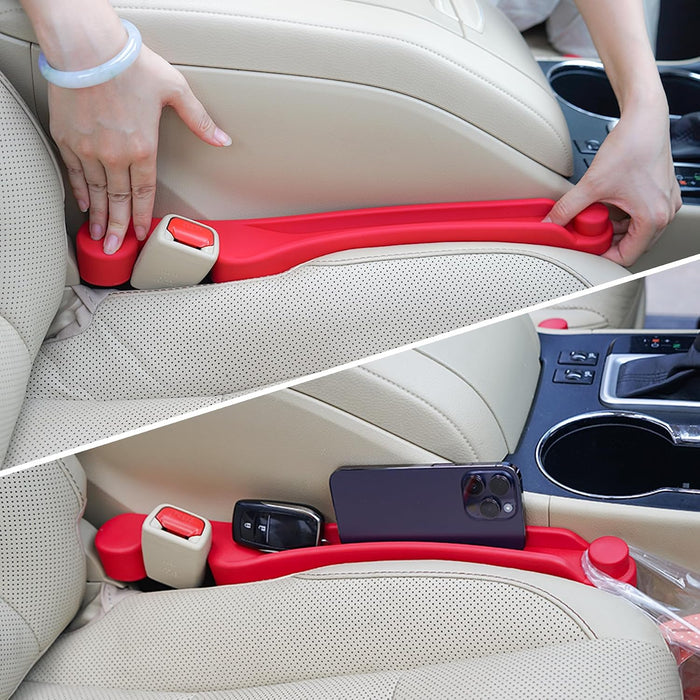 Car Seat Gap Filler Organizer 2Pack Soft Foam 3IN1 Multifunctional