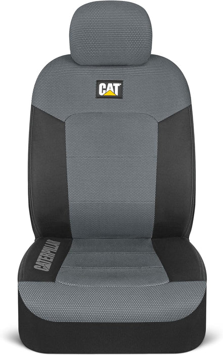 Meshflex Automotive Seat Covers for Cars Trucks and Suvs – Gray Car Seat Covers for Front Seats, Truck Seat Protectors with Comfortable Mesh Back, Set of 2