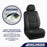 Skechers Memory Foam Seat Covers, Air Cool Mesh Thick Car Seat Covers, Car Seat Covers Front Seats Airbag Compatible, Universal Automotive Comfort for Most Cars, Vans, Trucks, Suv,Black