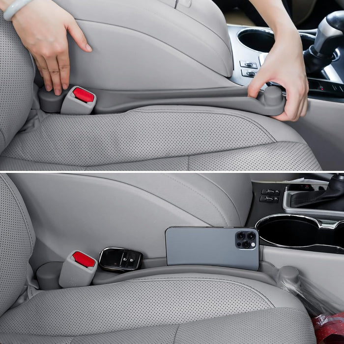 Car Seat Gap Filler Organizer 2Pack Soft Foam 3IN1 Multifunctional