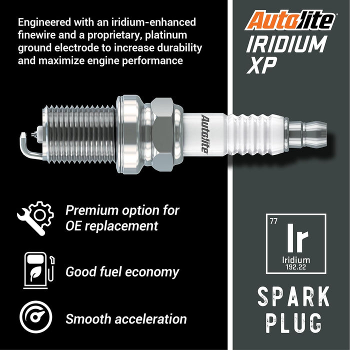 Iridium XP Automotive Replacement Spark Plugs, XP3923 (4 Pack)