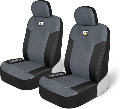 Meshflex Automotive Seat Covers for Cars Trucks and Suvs – Gray Car Seat Covers for Front Seats, Truck Seat Protectors with Comfortable Mesh Back, Set of 2
