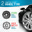 (4-Pack) Premium 16 Inch Rim Wheel Cover Hubcaps for Cars Trucks Suvs Vans, Direct OEM Replacement Universal Fit Snap-On ABS Hubcaps 16 Inch Wheel Covers - Set of 4 Hub Caps - 10-Spokes Silver