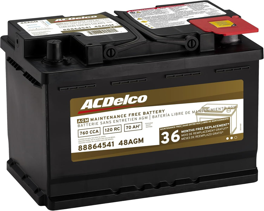 Gold 48AGM (88864541) 36 Month Warranty AGM BCI Group 48 Battery