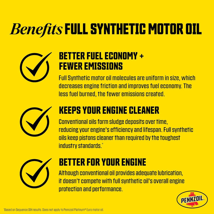 Ultra Platinum Full Synthetic 5W-30 Motor Oil, 1 Quart