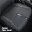 For Ford F150 Seat Covers 2015-2023 2024 2025 2026,Full Set Leather Waterproof Black Trucks Pickup Seat Covers Custom Fit for Ford F150 Accessories,Car Seat Cover for Supercrew/Crewcab(Xl,Xlt)