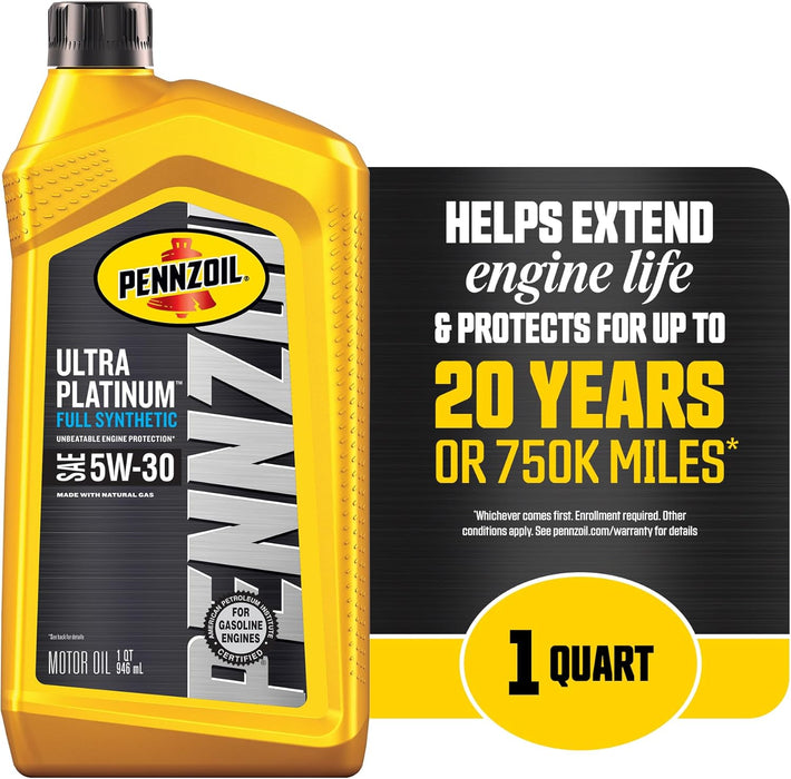 Ultra Platinum Full Synthetic 5W-30 Motor Oil, 1 Quart
