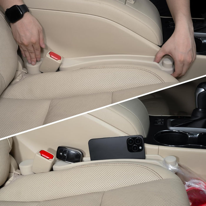 Car Seat Gap Filler Organizer 2Pack Soft Foam 3IN1 Multifunctional