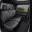 For Ford F150 Seat Covers 2015-2023 2024 2025 2026,Full Set Leather Waterproof Black Trucks Pickup Seat Covers Custom Fit for Ford F150 Accessories,Car Seat Cover for Supercrew/Crewcab(Xl,Xlt)