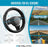 Steering Wheel Cover, Black Thick Rhombic Foam and Premium Leather, Universal 14.5-15.5 Inch Breathable Anti-Slip Steering Wheels Accessories for Men & Women
