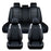For 1 SEAT/5 SEAT Car Seat Covers Pu Leather Seats Cover Full Set Seat Cushion Cover Front Rear Seat Cover Universal SUV Trucks