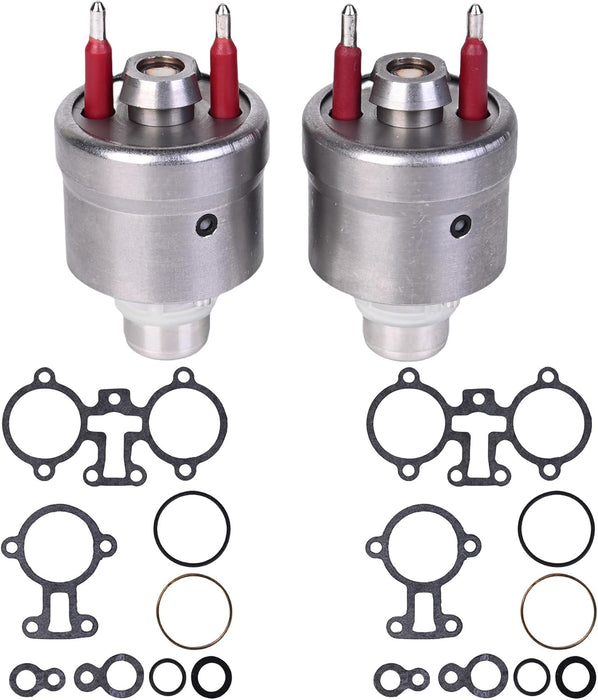 Fuel Injectors Set of 2 Compatible with Buick Roadmaster Cadillac Brougham Blazer Suburban Tahoe GMC Yukon Isuzu Oldsmobile V8 5.7L Replace# 17111864 17112494