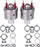 Fuel Injectors Set of 2 Compatible with Buick Roadmaster Cadillac Brougham Blazer Suburban Tahoe GMC Yukon Isuzu Oldsmobile V8 5.7L Replace# 17111864 17112494