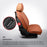 Premium Waterproof Nappa Leather Car Seat Covers Full Set – Universal Fit Seat Covers for Cars, SUVs & Trucks – 5 Seat Automotive Interior Protector, Brown